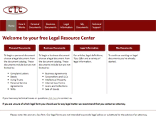 Tablet Screenshot of clclegalforms.com